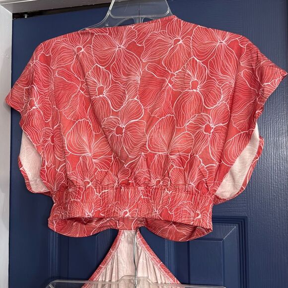 Shore Brand Cut Out Floral Maxi Dress Size S NWT - Picture 8 of 8